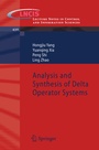Cover: Analysis and Synthesis of Delta Operator Systems - Springer