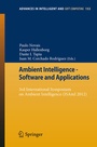 Cover: Ambient Intelligence - Software and Applications - Springer
