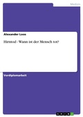 Cover: Hirntod - GRIN Verlag