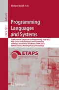 Cover: Programming Languages and Systems - Springer