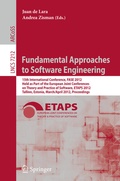 Cover: Fundamental Approaches to Software Engineering - Springer