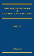 Cover: International Handbook of English Language Teaching - Springer