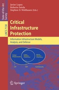 Cover: Critical Infrastructure Protection - Springer