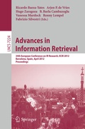 Cover: Advances in Information Retrieval - Springer