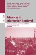 Cover: Advances in Information Retrieval - Springer