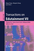 Cover: Transactions on Edutainment VII - Springer