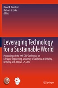 Cover: Leveraging Technology for a Sustainable World - Springer