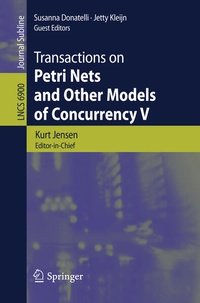 Enlarge image Cover: Transactions on Petri Nets and Other Models of Concurrency V - Springer