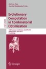 Cover: Evolutionary Computation in Combinatorial Optimization - Springer
