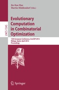 Cover: Evolutionary Computation in Combinatorial Optimization - Springer