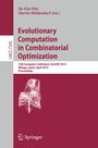 Cover: Evolutionary Computation in Combinatorial Optimization - Springer