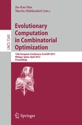 Cover: Evolutionary Computation in Combinatorial Optimization - Springer