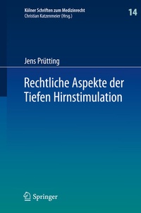 Abbildung von: Rechtliche Aspekte der Tiefen Hirnstimulation - Springer