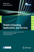 Cover: Mobile Computing, Applications, and Services - Springer