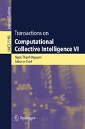 Cover: Transactions on Computational Collective Intelligence VI - Springer