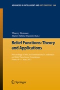 Cover: Belief Functions: Theory and Applications - Springer