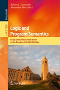 Cover: Logic and Program Semantics - Springer