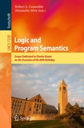Cover: Logic and Program Semantics - Springer