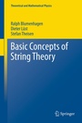 Cover: Basic Concepts of String Theory - Springer