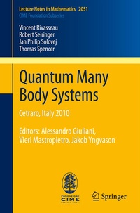 Enlarge image Cover: Quantum Many Body Systems - Springer