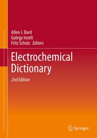 Abbildung von: Electrochemical Dictionary - Springer