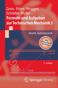 Bild vergrößern Bild: Formeln und Aufgaben zur Technischen Mechanik 3 - Springer Vieweg