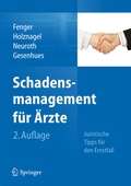 Cover: Schadensmanagement f&uuml;r &Auml;rzte - Springer