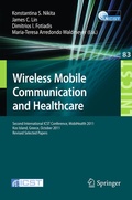 Cover: Wireless Mobile Communication and Healthcare - Springer