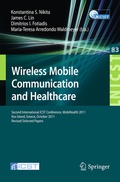 Cover: Wireless Mobile Communication and Healthcare - Springer