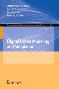Enlarge image Cover: Digital Urban Modeling and Simulation - Springer