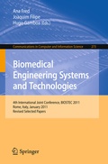 Cover: Biomedical Engineering Systems and Technologies - Springer