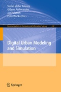 Cover: Digital Urban Modeling and Simulation - Springer