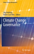 Cover: Climate Change Governance - Springer