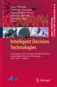 Enlarge image Cover: Intelligent Decision Technologies - Springer