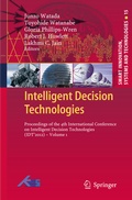 Cover: Intelligent Decision Technologies - Springer
