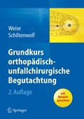 Cover: Grundkurs orthop&auml;disch-unfallchirurgische Begutachtung - Springer