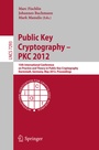 Cover: Public Key Cryptography -- PKC 2012 - Springer