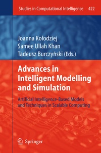Enlarge image Cover: Advances in Intelligent Modelling and Simulation - Springer