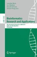 Cover: Bioinformatics Research and Applications - Springer