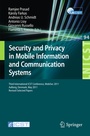 Cover: Security and Privacy in Mobile Information and Communication Systems - Springer