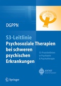 Cover: S3-Leitlinie Psychosoziale Therapien bei schweren psychischen Erkrankungen - Springer