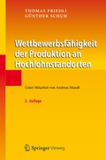 Cover: Wettbewerbsf&auml;higkeit der Produktion an Hochlohnstandorten - Springer