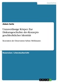 Cover: Unzuverlassige Korper - Grin Verlag