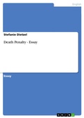 Cover: Death Penalty - Essay - GRIN Verlag