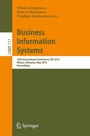 Cover: Business Information Systems - Springer