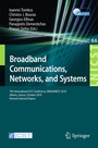 Cover: Broadband Communications, Networks and Systems - Springer