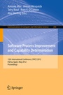 Cover: Software Process Improvement and Capability Determination - Springer