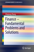 Cover: Finance - Fundamental Problems and Solutions - Springer