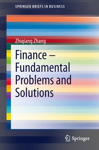 Enlarge image Cover: Finance - Fundamental Problems and Solutions - Springer