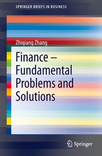 Enlarge image Cover: Finance - Fundamental Problems and Solutions - Springer